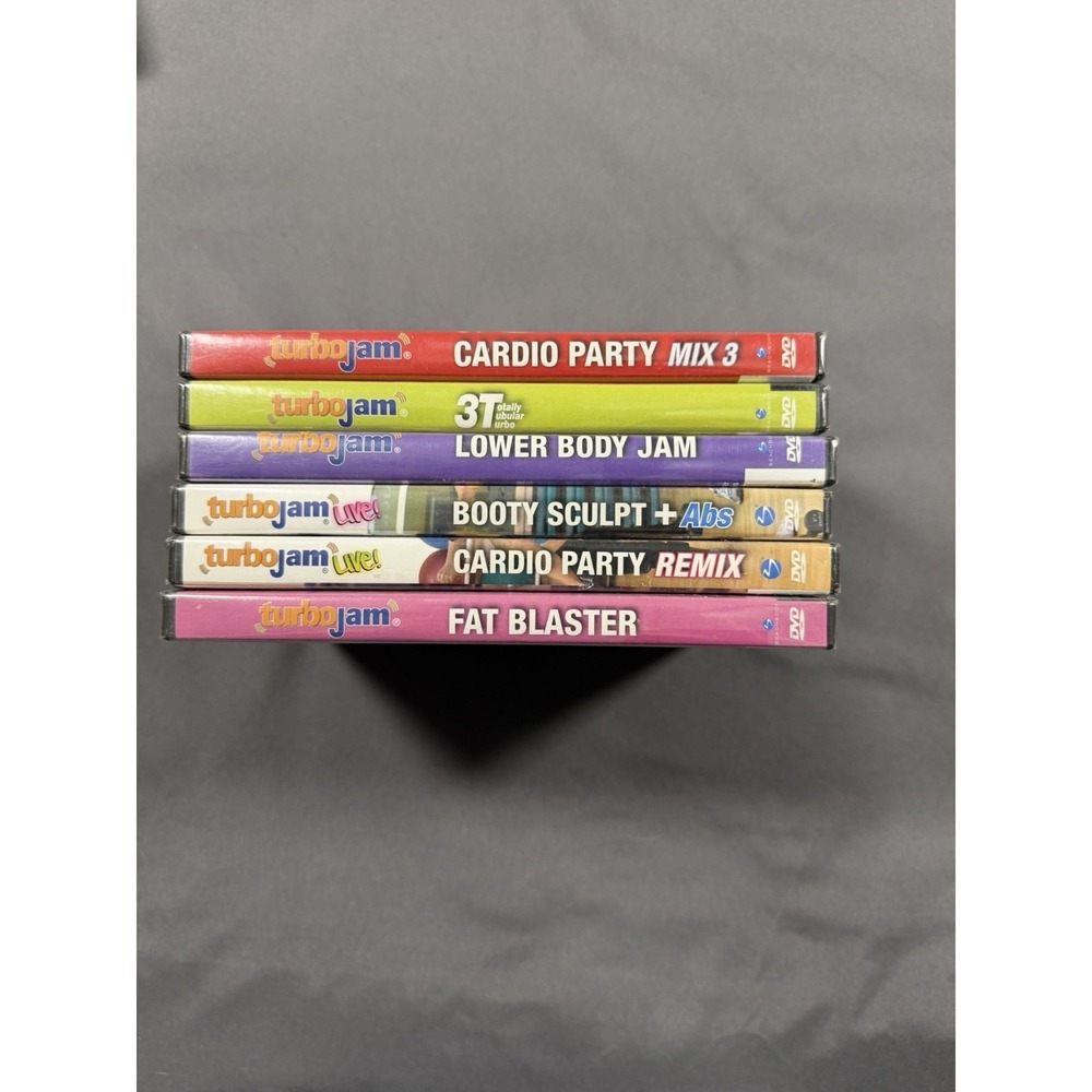 BEACHBODY Turbo Jam Workout DVD Set Of 6 Lot-3T/Cardio/Fat Blaster New‎ Sealed